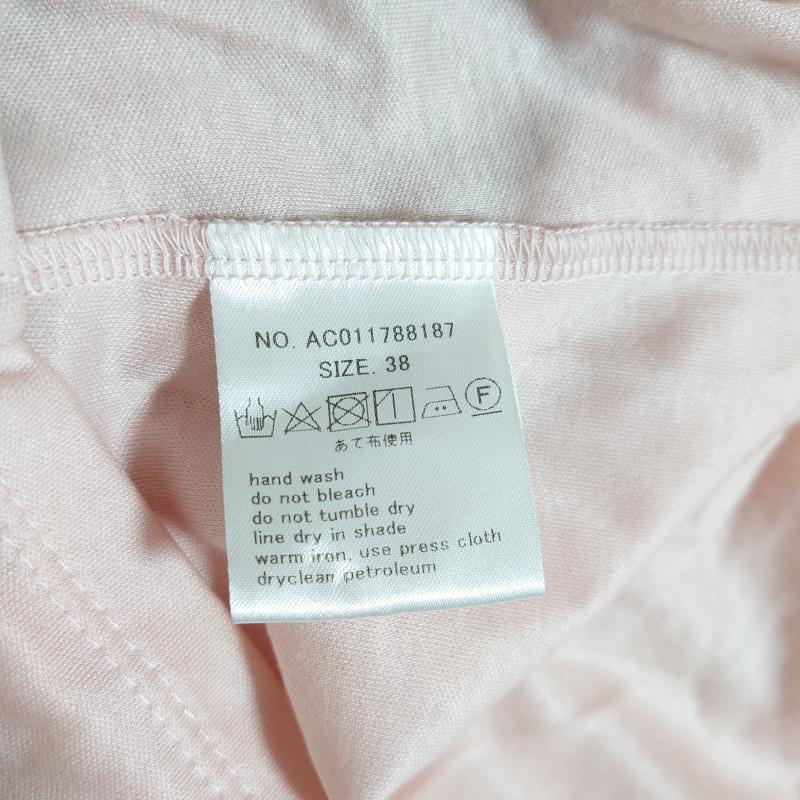 マルキスデブラン Marquise de blanc カットソー 長袖 38 無地 桃 / ピンク / レディース USED 古着 中古 10004380