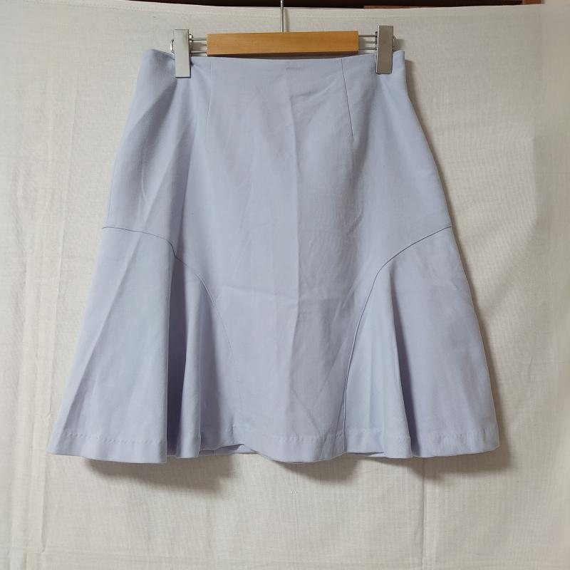 エンネア Ennea スカート ひざ丈スカート 40インチ 無地 青 / ブルー / レディース USED 古着 中古 10004401