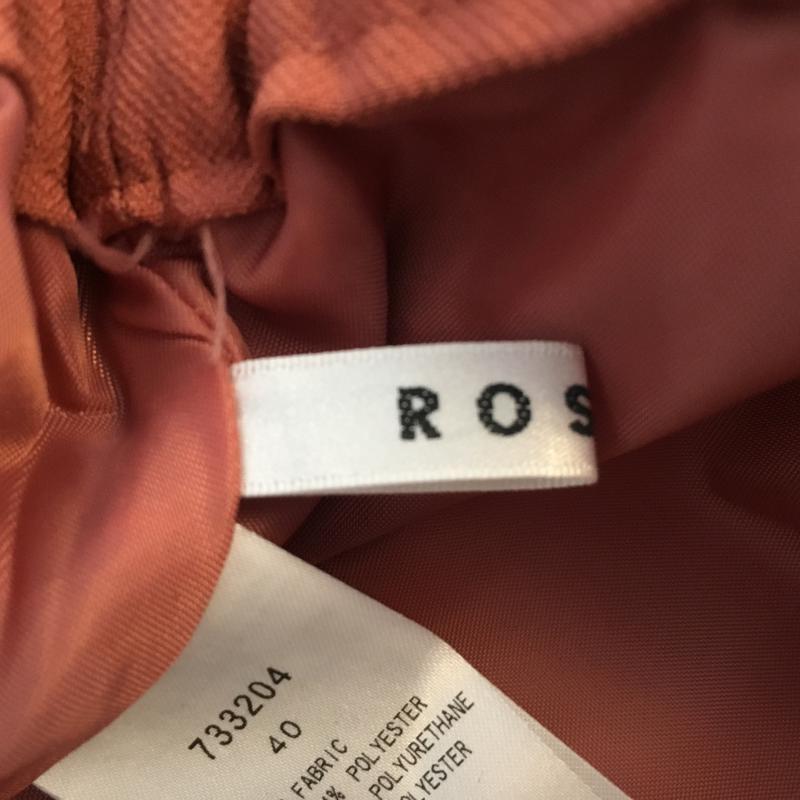 ロージー ROSIEE パンツ スラックス 40インチ 無地 橙 / オレンジ / レディース USED 古着 中古 10004430