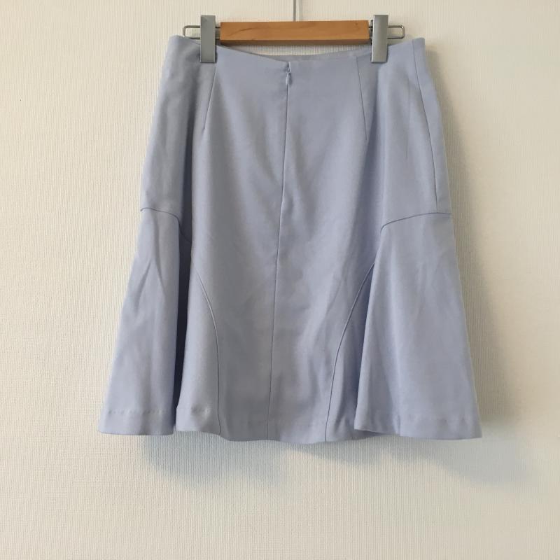 エンネア Ennea スカート ひざ丈スカート 40インチ 無地 青 / ブルー / レディース USED 古着 中古 10004437