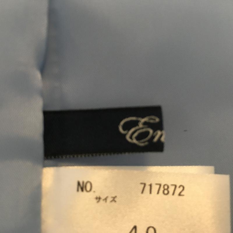 エンネア Ennea スカート ひざ丈スカート 40インチ 無地 青 / ブルー / レディース USED 古着 中古 10004437