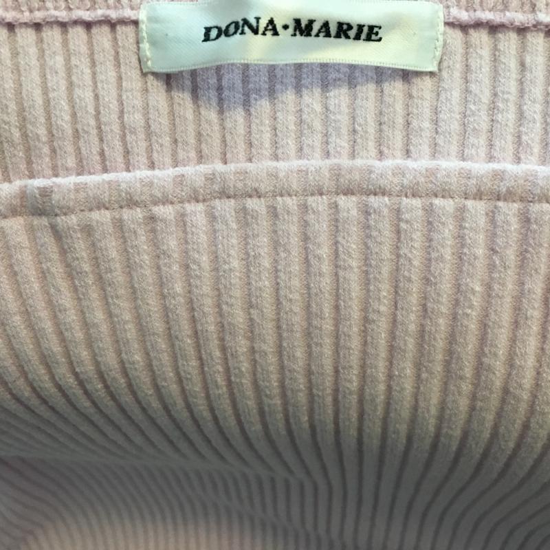 ドナマリー DONA MARIE カットソー 長袖 38 無地 桃 / ピンク / レディース USED 古着 中古 10004445
