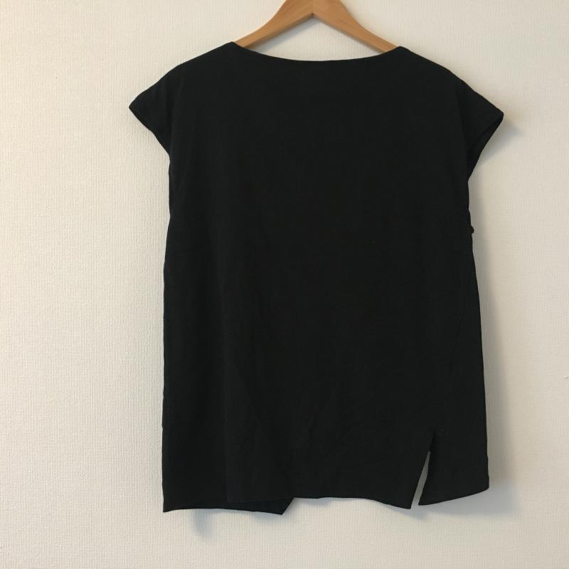 ヨーロ YOLO カットソー 半袖 40 無地 黒 / ブラック / レディース USED 古着 中古 10004450