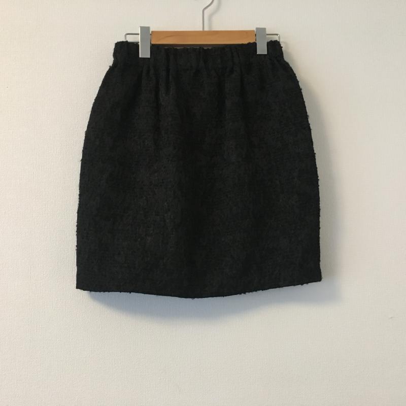 ソーノ Sono スカート ミニスカート 1 無地 黒 / ブラック / レディース USED 古着 中古 10004452
