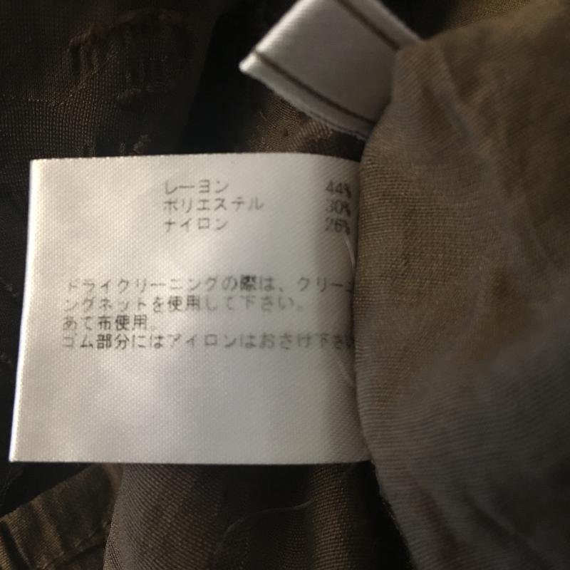 エミリアン EMILYAN カットソー 七分袖 9 無地 茶 / ブラウン / レディース USED 古着 中古 10004461