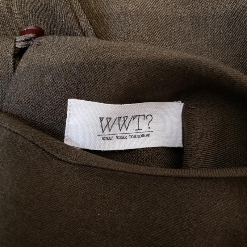 ダブリュダブリュティ WWT カットソー 七分袖 M 無地 茶 / ブラウン / レディース USED 古着 中古 10004489