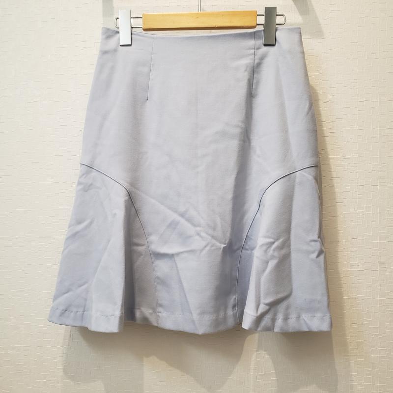エンネア Ennea スカート ひざ丈スカート 40インチ 無地 青 / ブルー / レディース USED 古着 中古 10004493