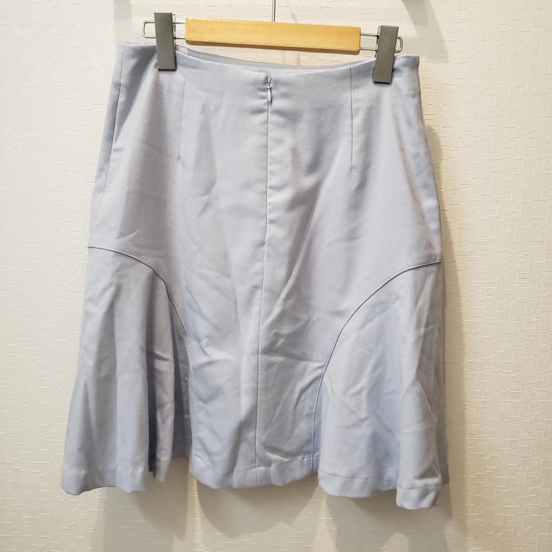 エンネア Ennea スカート ひざ丈スカート 40インチ 無地 青 / ブルー / レディース USED 古着 中古 10004493