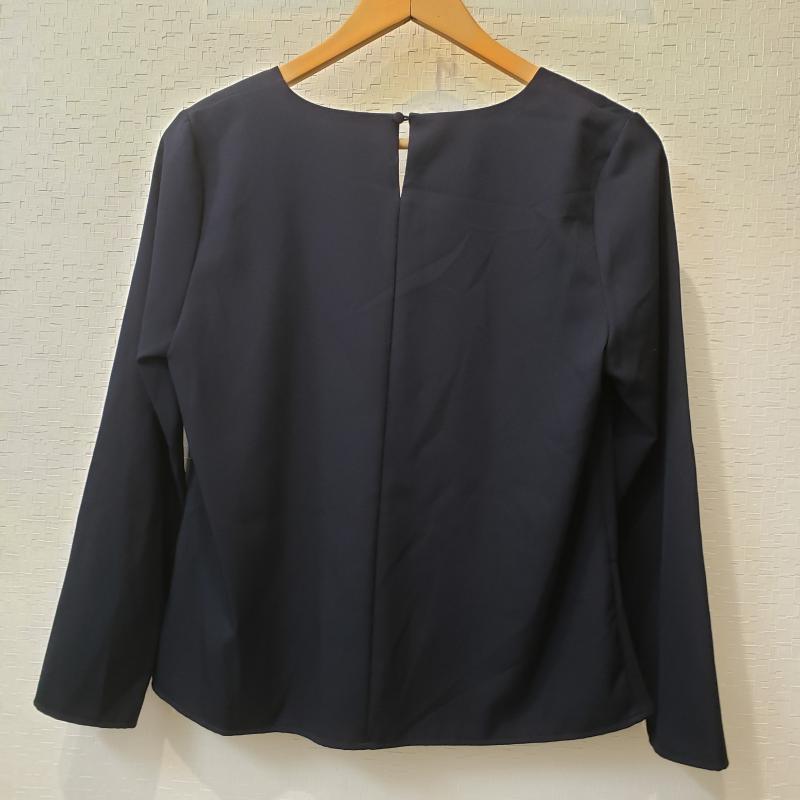 エマテイラー Emma Taylor カットソー 長袖 40 無地 紺 / ネイビー / レディース USED 古着 中古 10004494