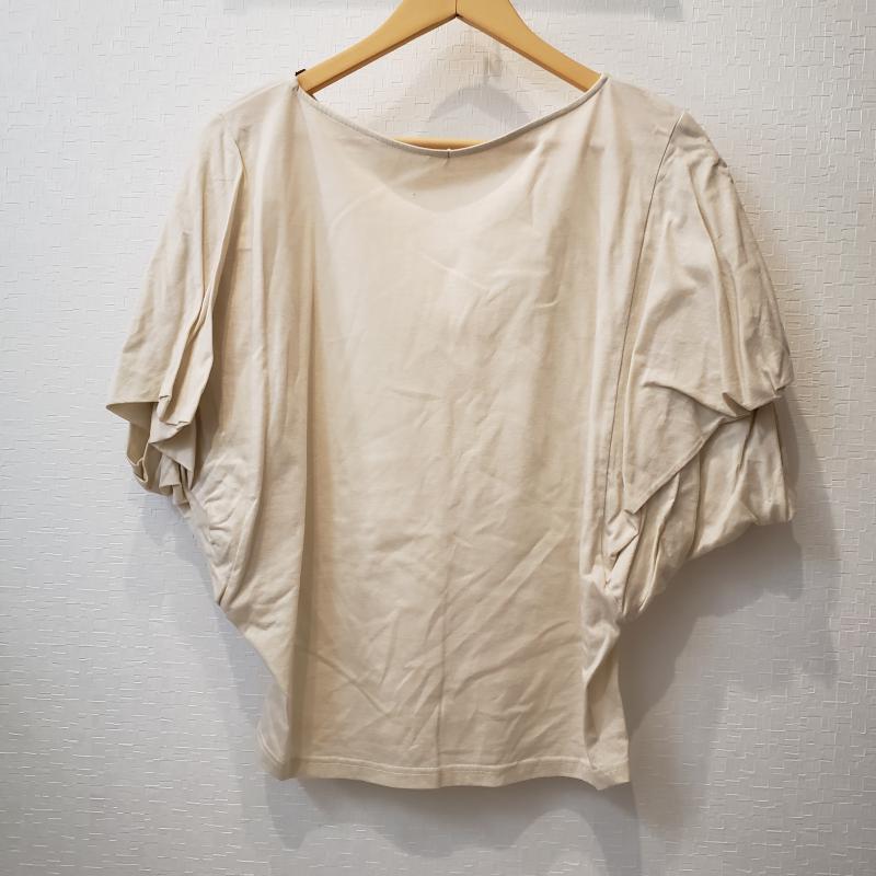 アナナス anana カットソー 半袖 38 無地 ベージュ / ベージュ / レディース USED 古着 中古 10004498