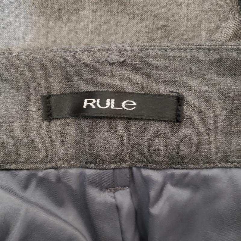 ルール RULe パンツ スラックス 9分丈 無地 灰 / グレー / レディース USED 古着 中古 10004501