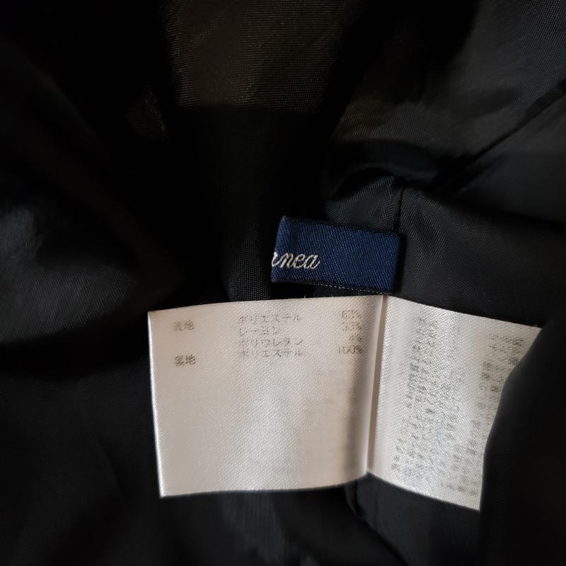 エンネア Ennea スカート ひざ丈スカート 40インチ 無地 黒 / ブラック / レディース USED 古着 中古 10004507