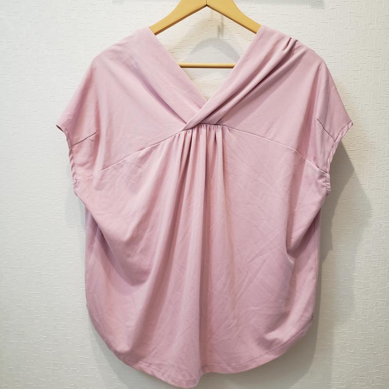 ロージー ROSIEE カットソー 半袖 36 無地 桃 / ピンク / レディース USED 古着 中古 10004519