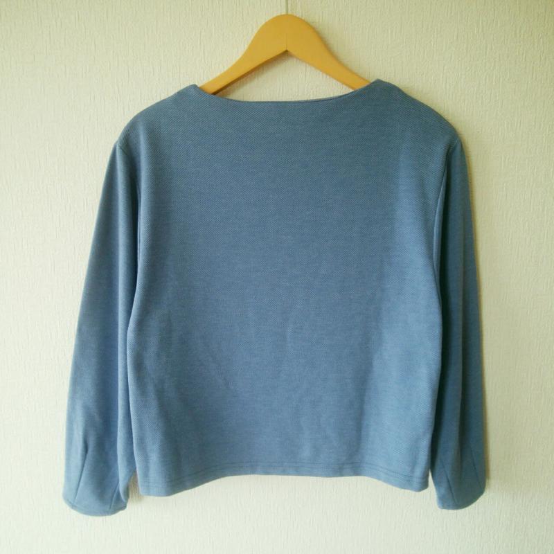 ヨーロ YOLO カットソー 長袖 FREE 無地 青 / ブルー /  レディース USED 古着 中古 10004534