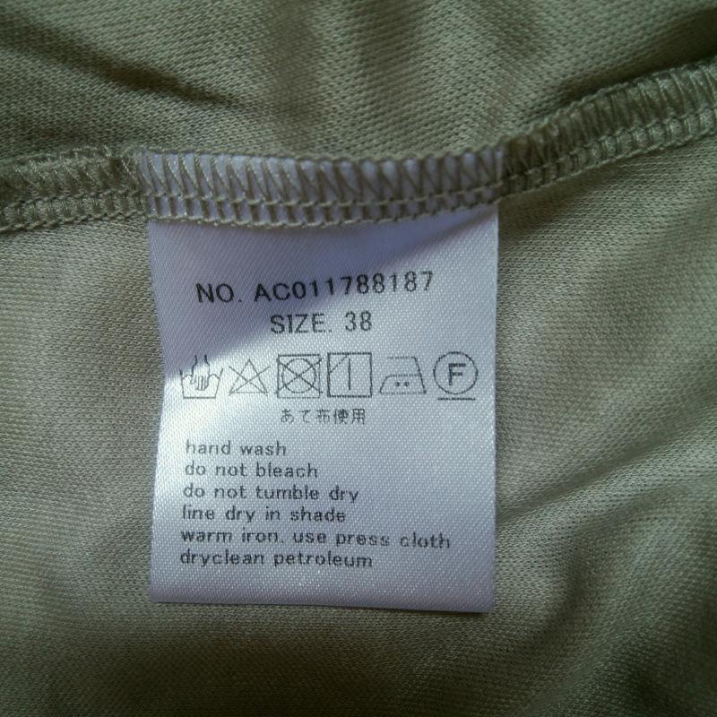 マルキスデブラン Marquise de blanc カットソー 長袖 38 無地 灰 / グレー / レディース USED 古着 中古 10004541