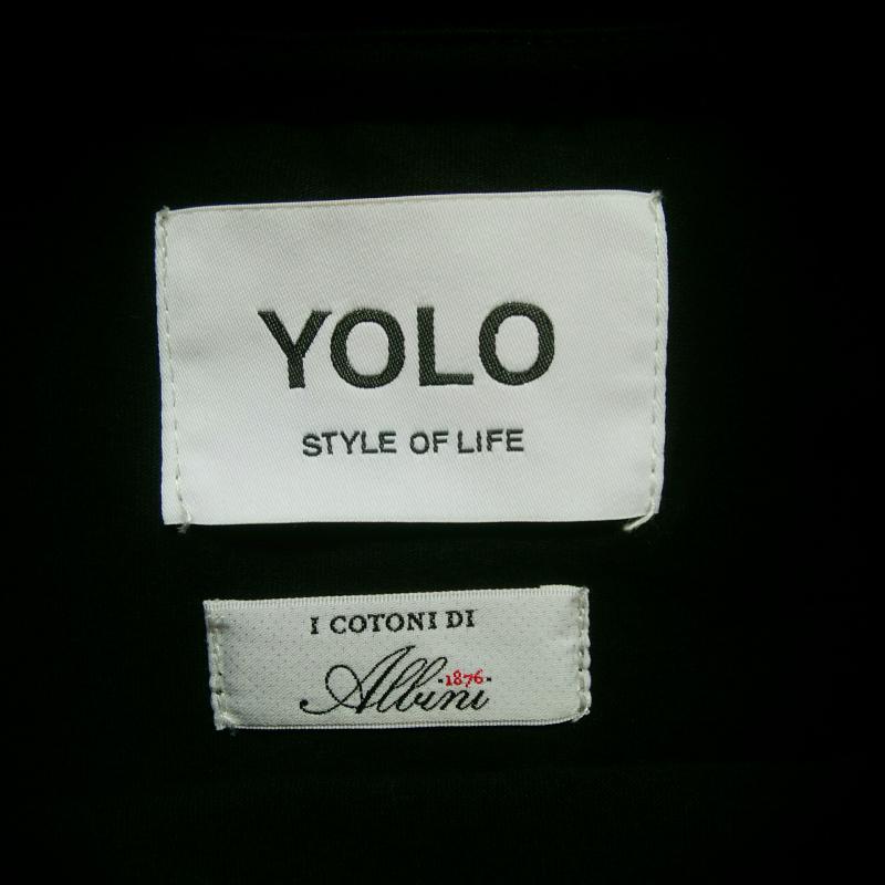 ヨーロ YOLO Tシャツ 半袖 40 無地 黒 / ブラック / レディース USED 古着 中古 10004549