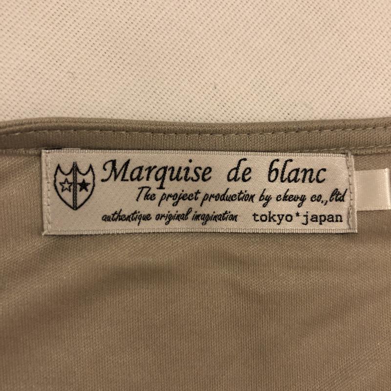 マルキスデブラン Marquise de blanc カットソー 長袖 40 無地 灰 / グレー / レディース USED 古着 中古 10004619