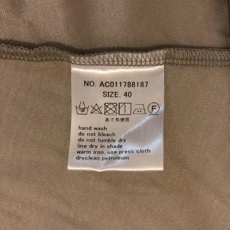マルキスデブラン Marquise de blanc カットソー 長袖 40 無地 灰 / グレー / レディース USED 古着 中古 10004619