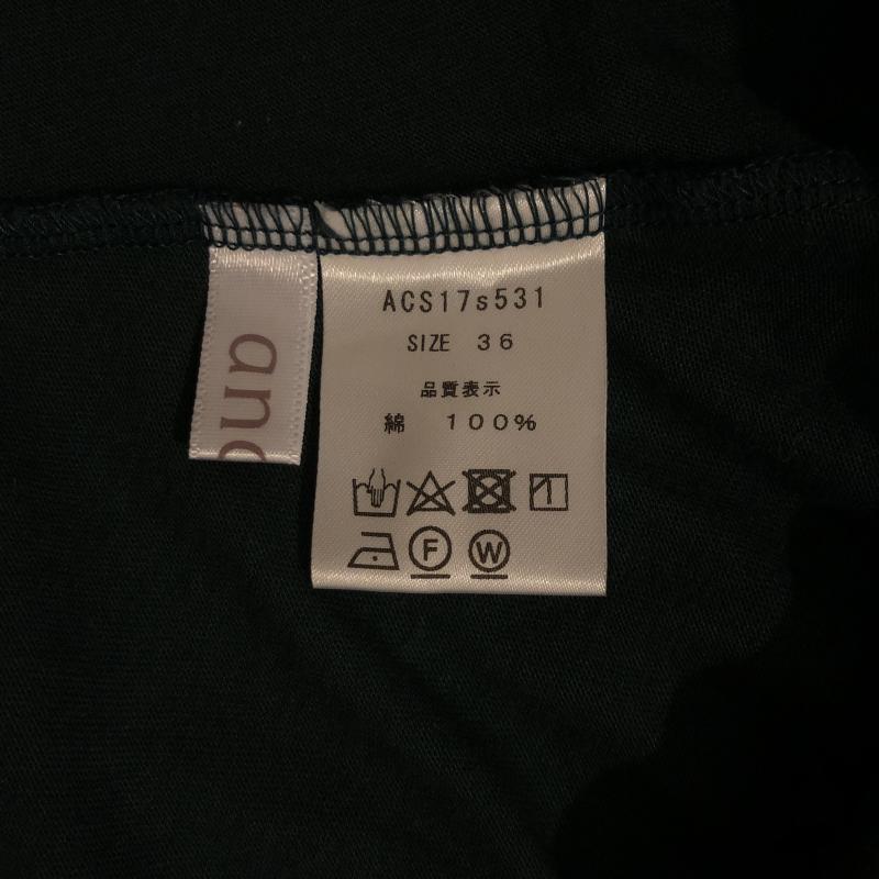 アナナス anana カットソー 半袖 36 無地 緑 / グリーン / レディース USED 古着 中古 10004627