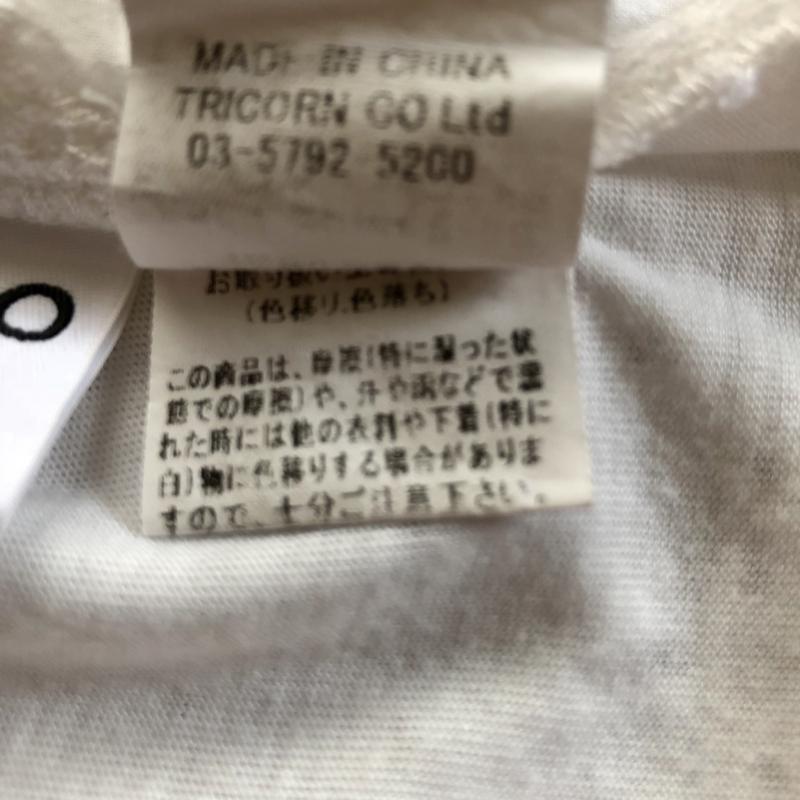 ヨーロ YOLO カットソー 半袖 36 無地 白 / ホワイト / レディース USED 古着 中古 10004629