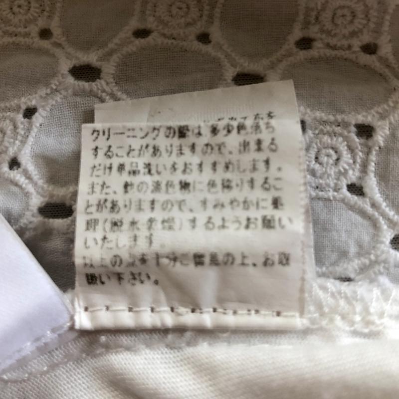 ヨーロ YOLO カットソー 半袖 36 無地 白 / ホワイト / レディース USED 古着 中古 10004629