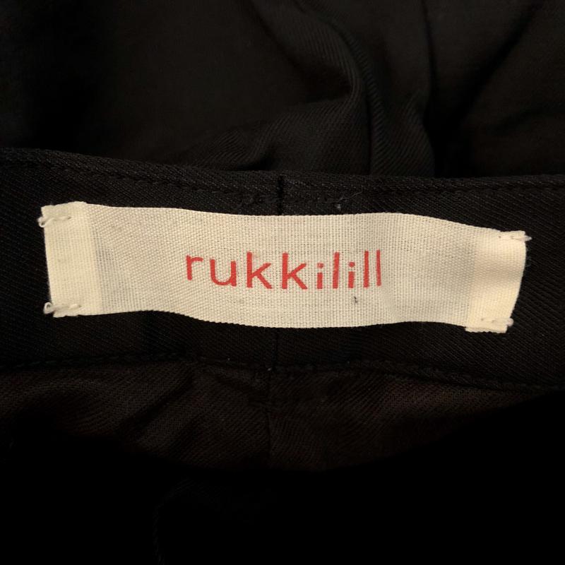 ルッキリル rukkilill パンツ スラックス FREE 無地 黒 / ブラック / レディース USED 古着 中古 10004681