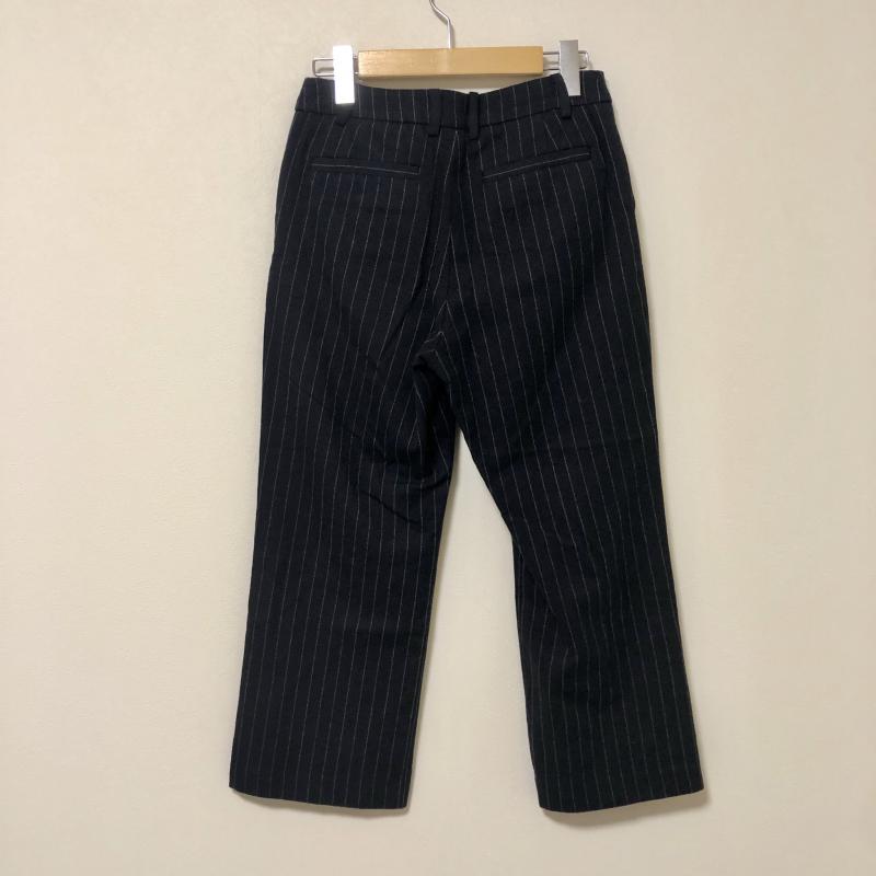 リズム R-ISM パンツ スラックス 2 ストライプ 紺 / ネイビー / X 白 / ホワイト / レディース USED 古着 中古 10004775