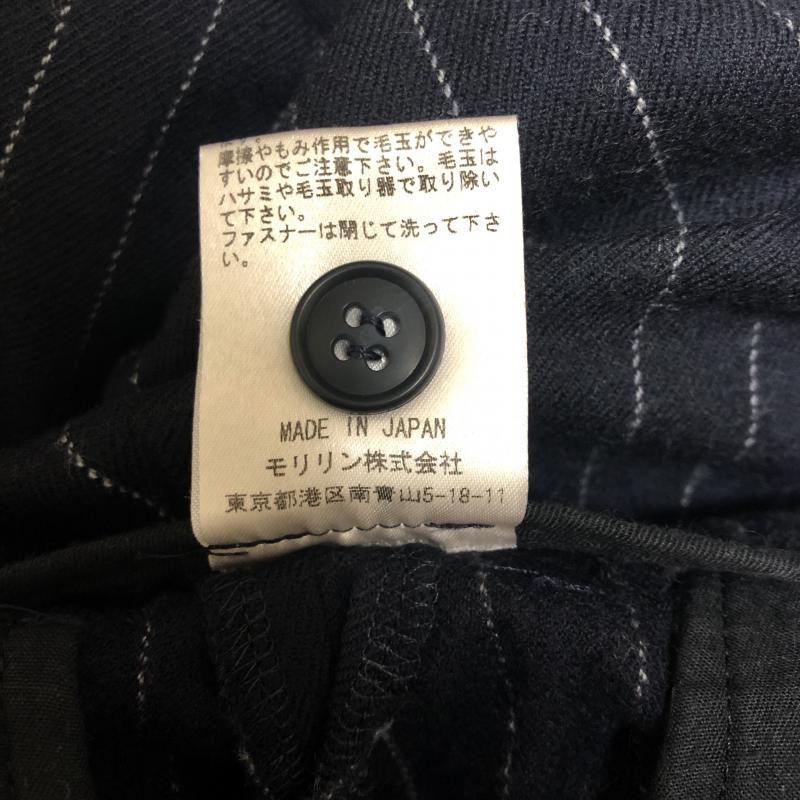 リズム R-ISM パンツ スラックス 2 ストライプ 紺 / ネイビー / X 白 / ホワイト / レディース USED 古着 中古 10004775
