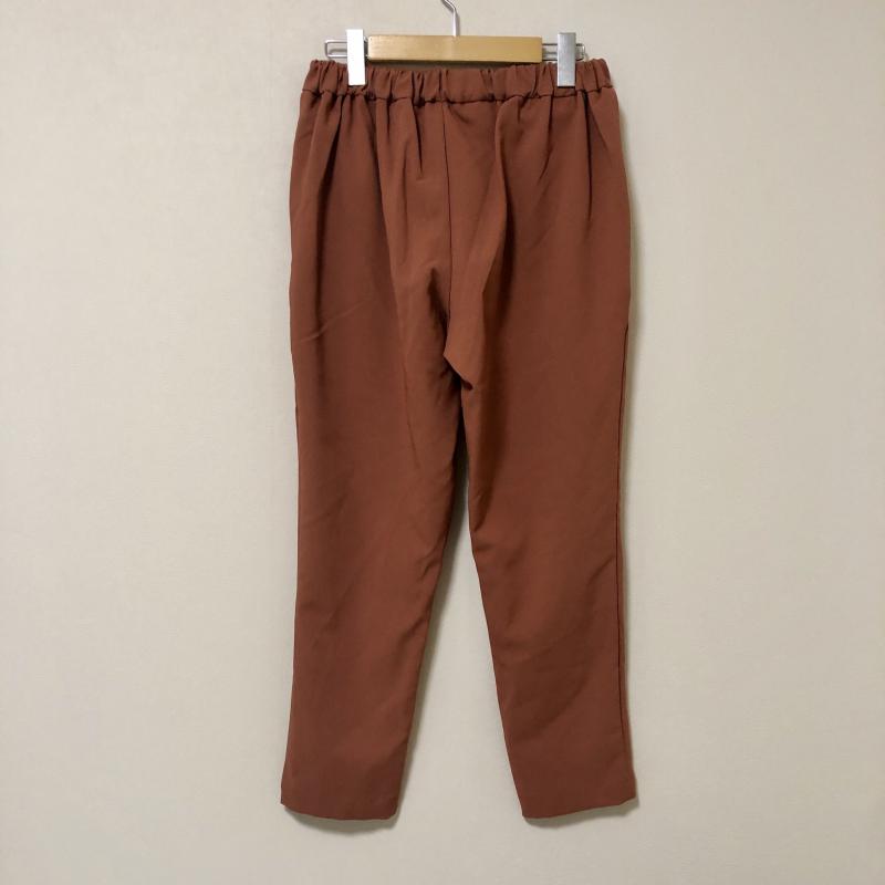 ロージー ROSIEE パンツ スラックス 38 無地 茶 / ブラウン / レディース USED 古着 中古 10004777