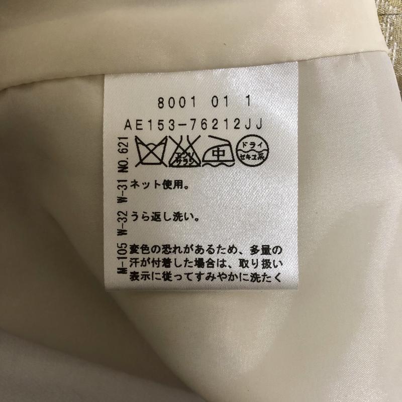 アンタイトル UNTITLED スカート ひざ丈スカート 2 金 / ゴールド / X ベージュ / ベージュ / レディース USED 古着 中古 10004779