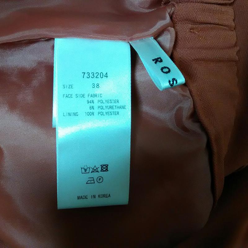 ロージー ROSIEE パンツ スラックス 38インチ 茶 / ブラウン / レディース USED 古着 中古 10004787