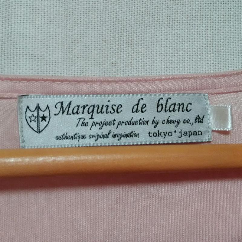 マルキスデブラン Marquise de blanc カットソー 長袖 38 無地 ベージュ / ベージュ / レディース USED 古着 中古 10004818