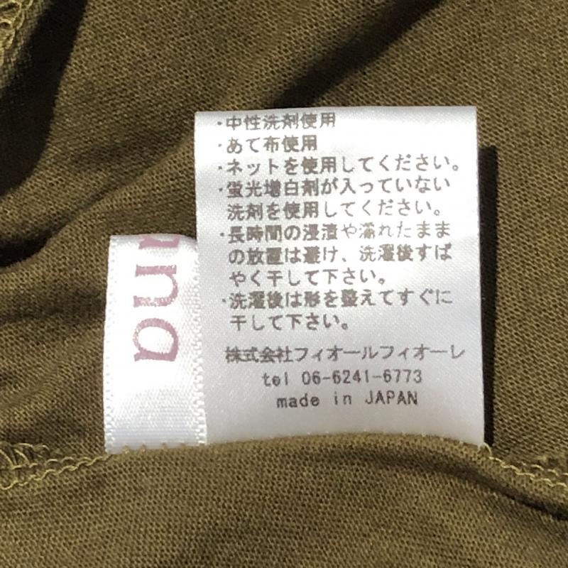 アナナス anana カットソー 半袖 40 無地 緑 / グリーン / レディース USED 古着 中古 10004888