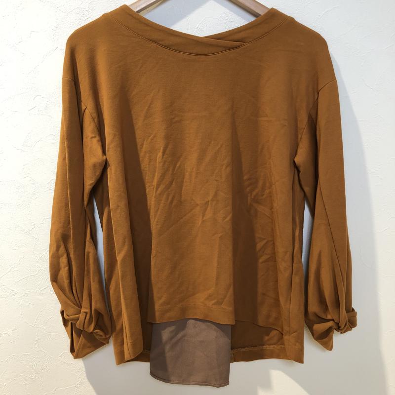 エンネア Ennea カットソー 七分袖 38 無地 茶 / ブラウン / レディース USED 古着 中古 10004889