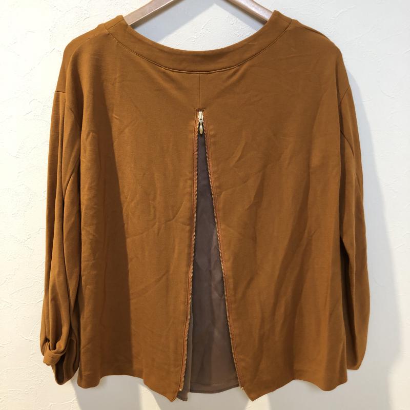 エンネア Ennea カットソー 七分袖 38 無地 茶 / ブラウン / レディース USED 古着 中古 10004889