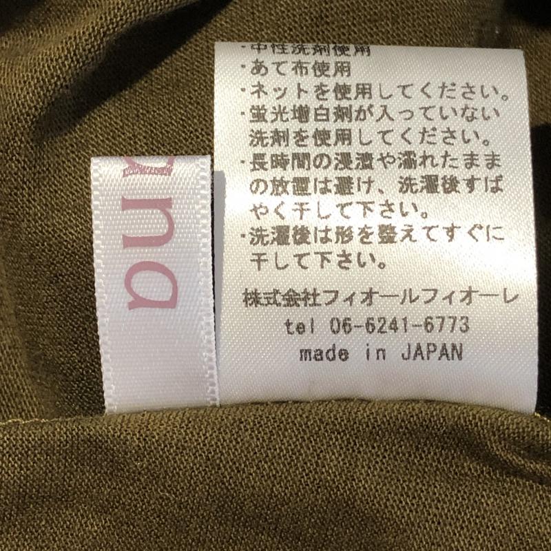アナナス anana カットソー 半袖 36 無地 緑 / グリーン / レディース USED 古着 中古 10004906