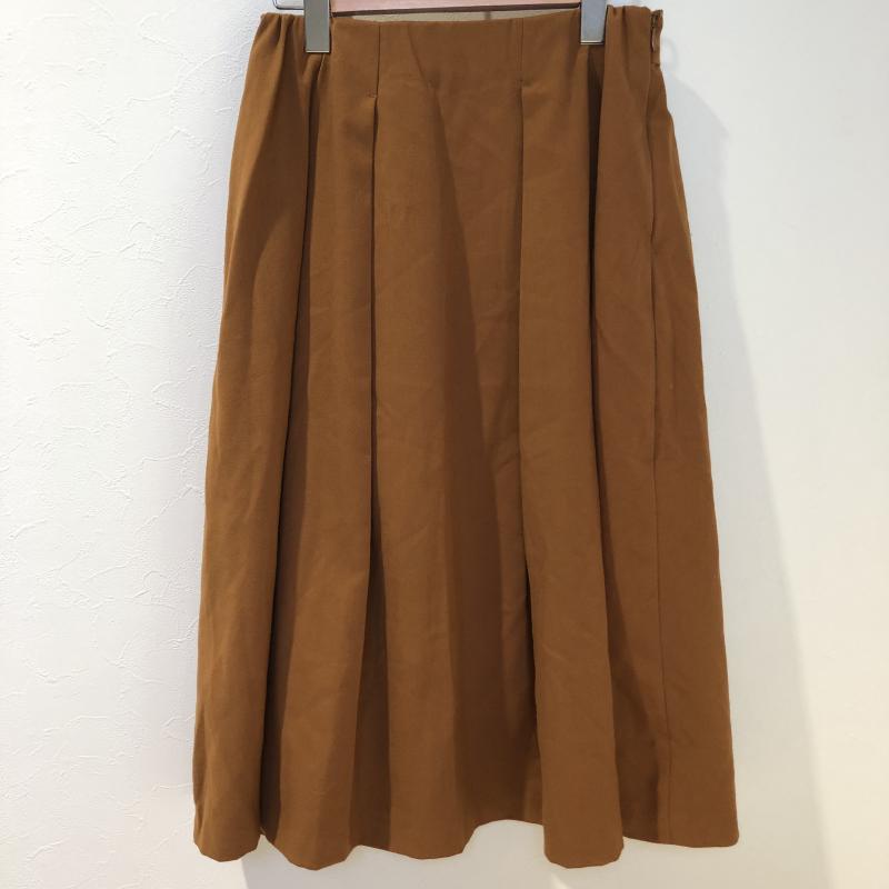 エンネア Ennea スカート ひざ丈スカート 38インチ 無地 茶 / ブラウン / レディース USED 古着 中古 10004923