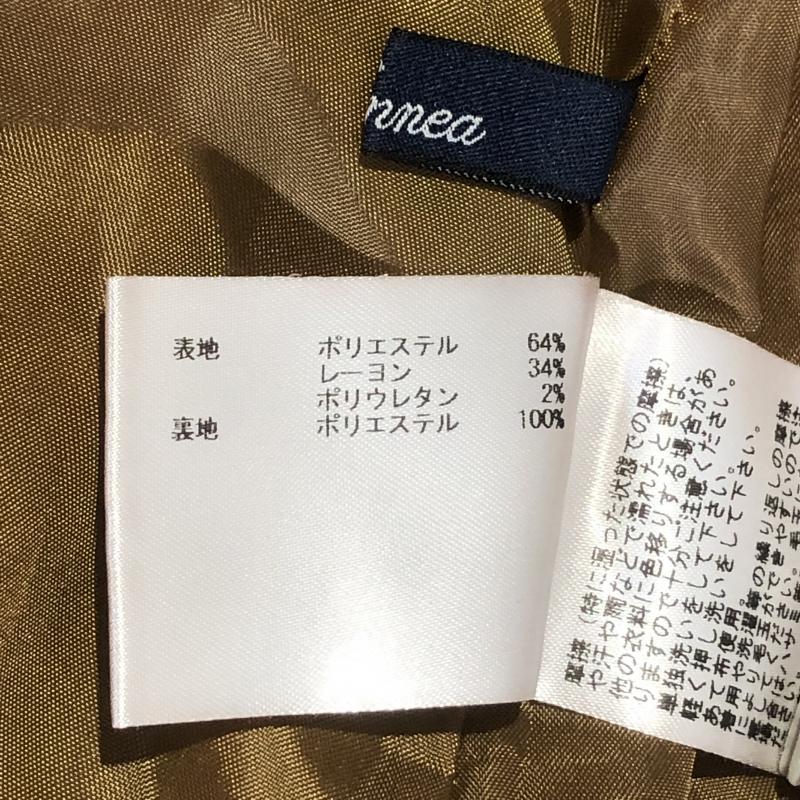 エンネア Ennea スカート ひざ丈スカート 38インチ 無地 茶 / ブラウン / レディース USED 古着 中古 10004923