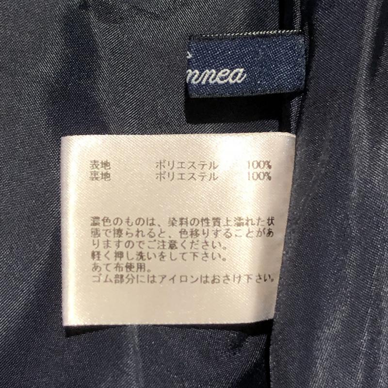 エンネア Ennea スカート ひざ丈スカート 38インチ 無地 紺 / ネイビー / レディース USED 古着 中古 10004928