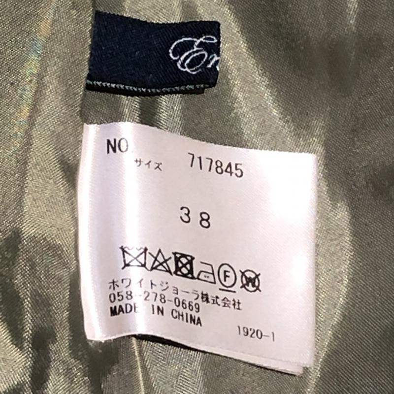 エンネア Ennea スカート ひざ丈スカート 38インチ 無地 緑 / グリーン / レディース USED 古着 中古 10004929