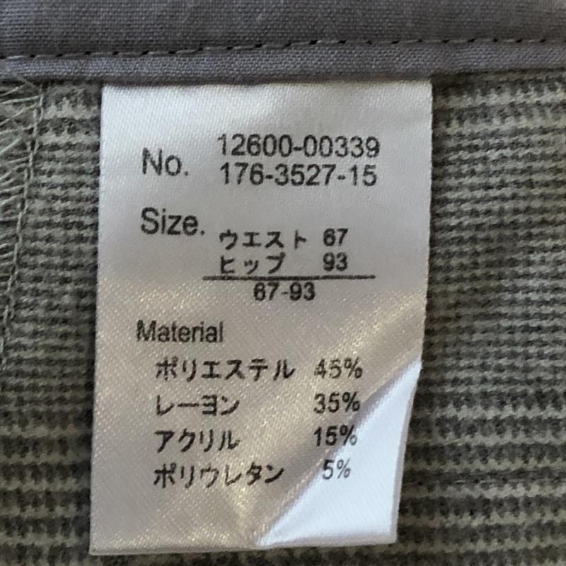 ルール RULe パンツ スラックス チェック X 千鳥格子 灰 / グレー / X 白 / ホワイト / レディース USED 古着 中古 10004933