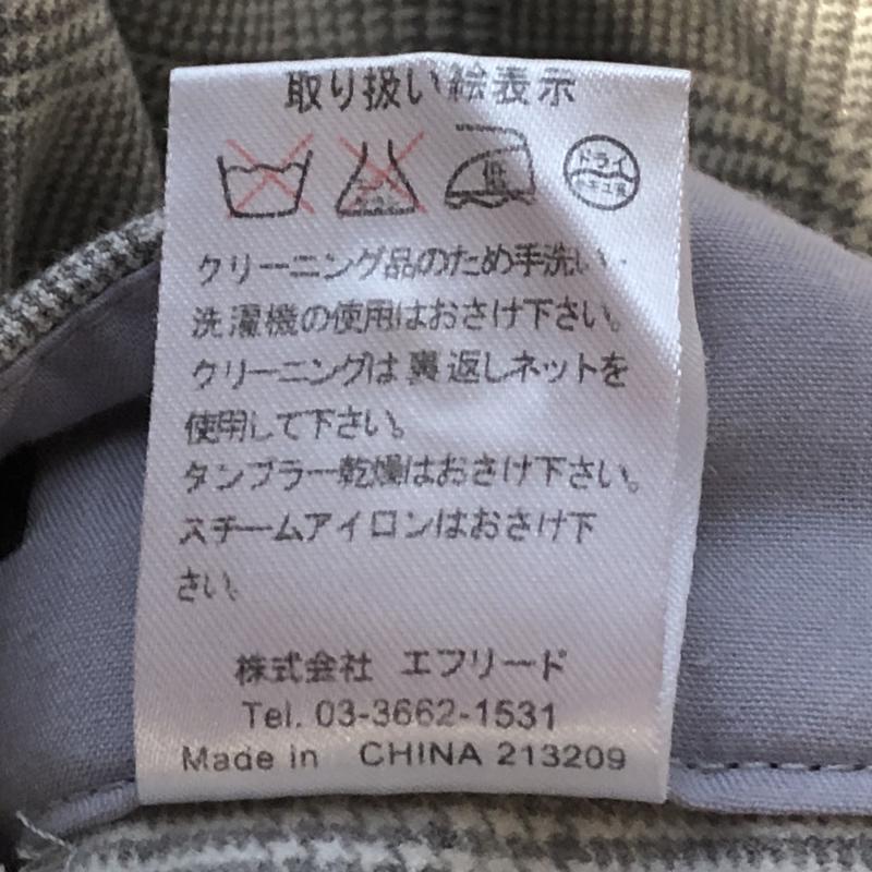 ルール RULe パンツ スラックス チェック X 千鳥格子 灰 / グレー / X 白 / ホワイト / レディース USED 古着 中古 10004933