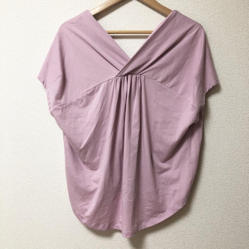 ロージー ROSIEE カットソー 半袖 36 無地 紫 / パープル / レディース USED 古着 中古 10004970