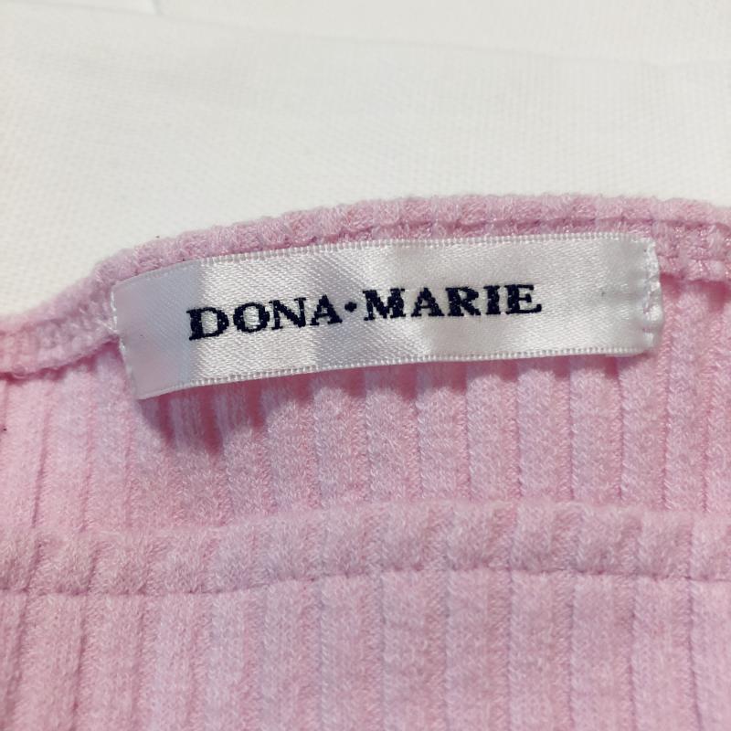 ドナマリー DONA MARIE カットソー 長袖 36 無地 桃 / ピンク / レディース USED 古着 中古 10004990