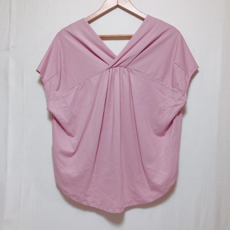 ロージー ROSIEE カットソー 半袖 36 無地 桃 / ピンク / レディース USED 古着 中古 10004996