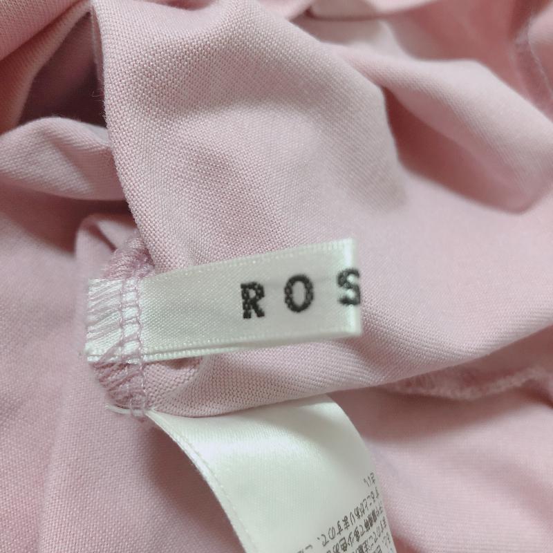 ロージー ROSIEE カットソー 半袖 36 無地 桃 / ピンク / レディース USED 古着 中古 10004996