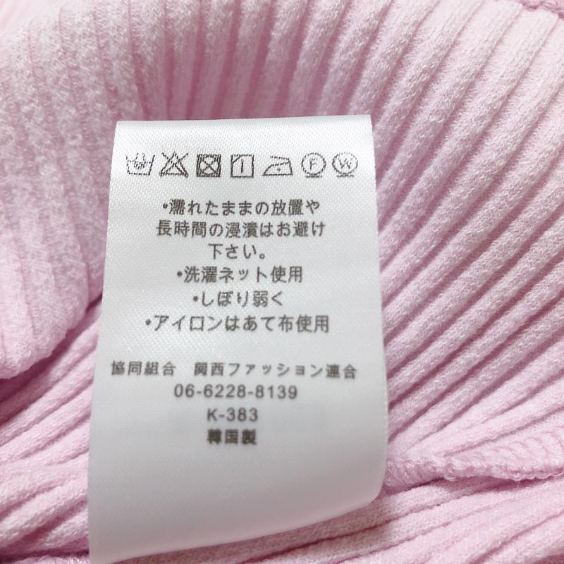 ドナマリー DONA MARIE カットソー 長袖 38 無地 桃 / ピンク / レディース USED 古着 中古 10005010