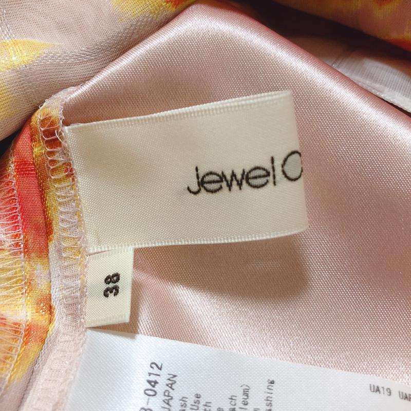 ジュエルチェンジズ Jewel Changes パンツ ショートパンツ 38 グラデーション X ベージュ / ベージュ / X 橙 / オレンジ / X 黄 / イエロー / レディース USED 古着 中古 10005013