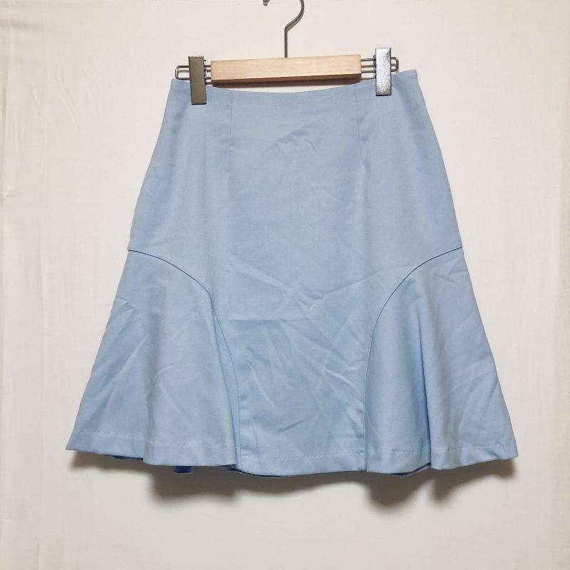 エンネア Ennea スカート ひざ丈スカート 38 無地 青 / ブルー / レディース USED 古着 中古 10005022