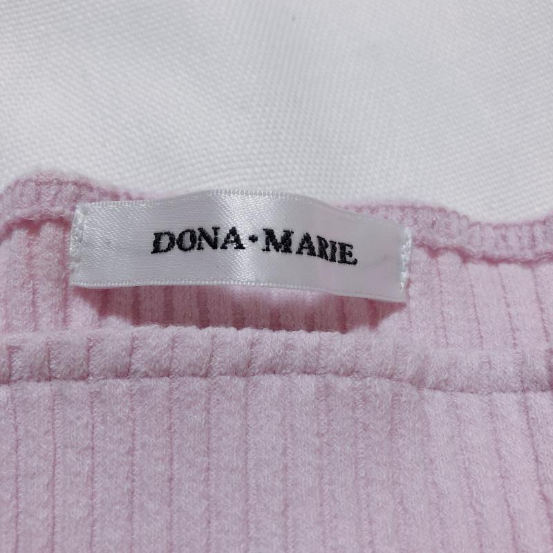 ドナマリー DONA MARIE カットソー 長袖 38 無地 桃 / ピンク / レディース USED 古着 中古 10005030
